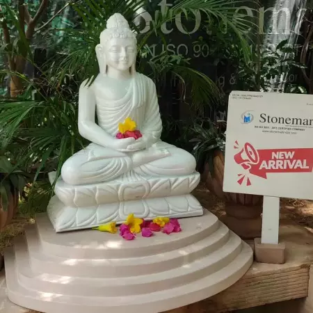 What is the Difference Between a Dhyana Mudra and an Abhaya Mudra Buddha Statue?